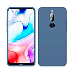 Ultra-thin Silicone Gel Soft Case 360 Degrees Cover S05 for Xiaomi Redmi 8 Blue