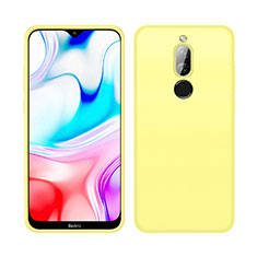 Ultra-thin Silicone Gel Soft Case 360 Degrees Cover S05 for Xiaomi Redmi 8 Yellow