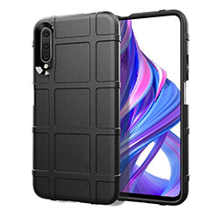 Ultra-thin Silicone Gel Soft Case 360 Degrees Cover S06 for Huawei P Smart Pro (2019) Black