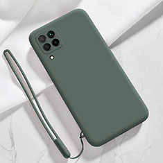 Ultra-thin Silicone Gel Soft Case 360 Degrees Cover S06 for Samsung Galaxy A12 5G Midnight Green