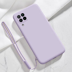 Ultra-thin Silicone Gel Soft Case 360 Degrees Cover S06 for Samsung Galaxy A12 Clove Purple