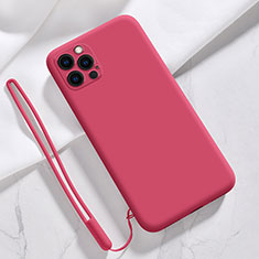 Ultra-thin Silicone Gel Soft Case 360 Degrees Cover S09 for Apple iPhone 13 Pro Red