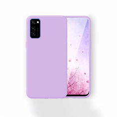 Ultra-thin Silicone Gel Soft Case 360 Degrees Cover T01 for Huawei Honor View 30 5G Purple