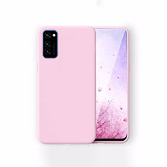 Ultra-thin Silicone Gel Soft Case 360 Degrees Cover T01 for Huawei Honor View 30 Pro 5G Rose Gold