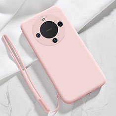 Ultra-thin Silicone Gel Soft Case 360 Degrees Cover YK1 for Huawei Mate 60 Pink