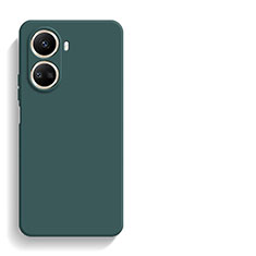 Ultra-thin Silicone Gel Soft Case 360 Degrees Cover YK1 for Huawei Nova 10 SE Midnight Green