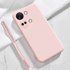 Ultra-thin Silicone Gel Soft Case 360 Degrees Cover YK1 for OnePlus Ace 2V 5G Pink