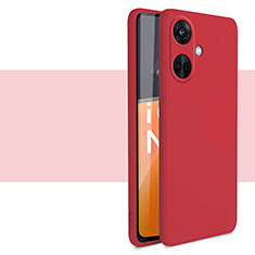 Ultra-thin Silicone Gel Soft Case 360 Degrees Cover YK1 for Oppo K11 5G Red