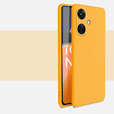 Ultra-thin Silicone Gel Soft Case 360 Degrees Cover YK1 for Oppo K11 5G Yellow