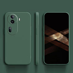 Ultra-thin Silicone Gel Soft Case 360 Degrees Cover YK1 for Oppo Reno11 Pro 5G Green