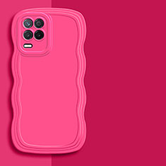 Ultra-thin Silicone Gel Soft Case 360 Degrees Cover YK1 for Realme 9 5G India Hot Pink