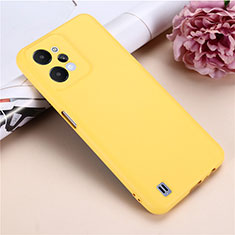 Ultra-thin Silicone Gel Soft Case 360 Degrees Cover YK1 for Realme C31 Yellow