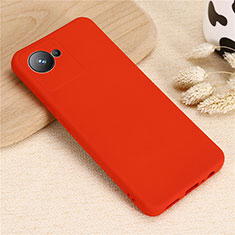 Ultra-thin Silicone Gel Soft Case 360 Degrees Cover YK1 for Realme Narzo 50i Prime Red