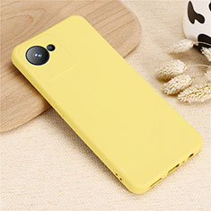 Ultra-thin Silicone Gel Soft Case 360 Degrees Cover YK1 for Realme Narzo 50i Prime Yellow