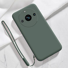 Ultra-thin Silicone Gel Soft Case 360 Degrees Cover YK1 for Realme Narzo 60 5G Midnight Green