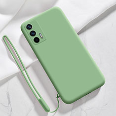 Ultra-thin Silicone Gel Soft Case 360 Degrees Cover YK1 for Realme Q3 Pro 5G Green