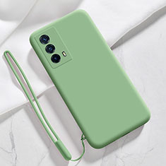 Ultra-thin Silicone Gel Soft Case 360 Degrees Cover YK1 for Vivo iQOO Z5 5G Green