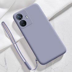 Ultra-thin Silicone Gel Soft Case 360 Degrees Cover YK1 for Vivo iQOO Z6 Lite 5G Lavender Gray