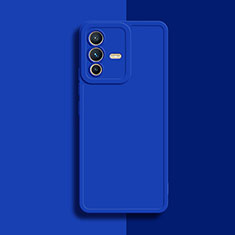 Ultra-thin Silicone Gel Soft Case 360 Degrees Cover YK1 for Vivo V23 5G Blue