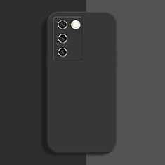 Ultra-thin Silicone Gel Soft Case 360 Degrees Cover YK1 for Vivo V27e 5G Black