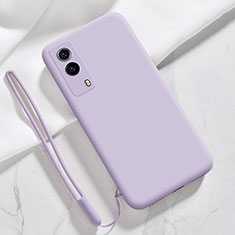 Ultra-thin Silicone Gel Soft Case 360 Degrees Cover YK1 for Vivo Y53s t2 Clove Purple