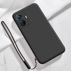 Ultra-thin Silicone Gel Soft Case 360 Degrees Cover YK1 for Vivo Y77 5G Black