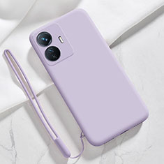 Ultra-thin Silicone Gel Soft Case 360 Degrees Cover YK1 for Vivo Y77e 5G Clove Purple