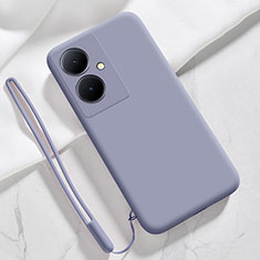 Ultra-thin Silicone Gel Soft Case 360 Degrees Cover YK1 for Vivo Y78 5G Lavender Gray