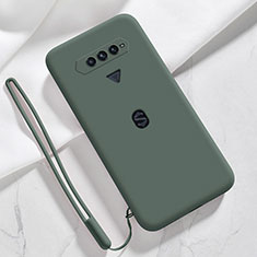 Ultra-thin Silicone Gel Soft Case 360 Degrees Cover YK1 for Xiaomi Black Shark 4S Pro 5G Midnight Green