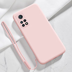 Ultra-thin Silicone Gel Soft Case 360 Degrees Cover YK1 for Xiaomi Mi 10T Pro 5G Rose Gold