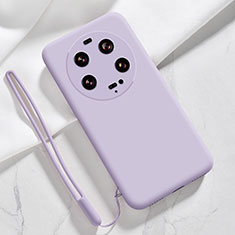 Ultra-thin Silicone Gel Soft Case 360 Degrees Cover YK1 for Xiaomi Mi 13 Ultra 5G Clove Purple