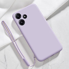 Ultra-thin Silicone Gel Soft Case 360 Degrees Cover YK1 for Xiaomi Poco M6 Pro 5G Clove Purple