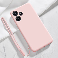 Ultra-thin Silicone Gel Soft Case 360 Degrees Cover YK1 for Xiaomi Poco M6 Pro 5G Pink