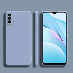 Ultra-thin Silicone Gel Soft Case 360 Degrees Cover YK1 for Xiaomi Redmi 9 Power Lavender Gray