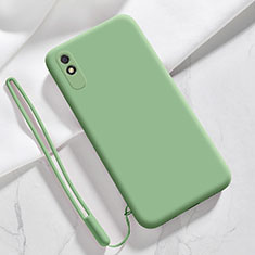 Ultra-thin Silicone Gel Soft Case 360 Degrees Cover YK1 for Xiaomi Redmi 9i Green