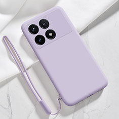 Ultra-thin Silicone Gel Soft Case 360 Degrees Cover YK1 for Xiaomi Redmi K70 5G Clove Purple