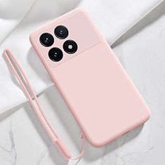 Ultra-thin Silicone Gel Soft Case 360 Degrees Cover YK1 for Xiaomi Redmi K70 5G Pink