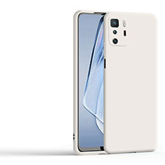 Ultra-thin Silicone Gel Soft Case 360 Degrees Cover YK1 for Xiaomi Redmi Note 10 Pro 5G White