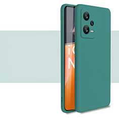 Ultra-thin Silicone Gel Soft Case 360 Degrees Cover YK1 for Xiaomi Redmi Note 12 Explorer Green