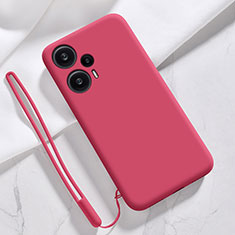 Ultra-thin Silicone Gel Soft Case 360 Degrees Cover YK1 for Xiaomi Redmi Note 12 Turbo 5G Red