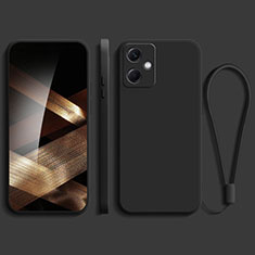 Ultra-thin Silicone Gel Soft Case 360 Degrees Cover YK1 for Xiaomi Redmi Note 12R Pro 5G Black