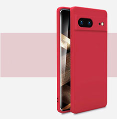 Ultra-thin Silicone Gel Soft Case 360 Degrees Cover YK2 for Google Pixel 7 5G Red