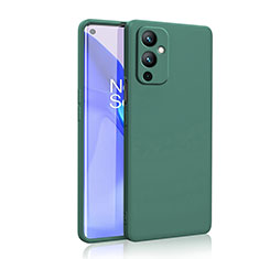 Ultra-thin Silicone Gel Soft Case 360 Degrees Cover YK2 for OnePlus 9 5G Midnight Green