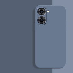 Ultra-thin Silicone Gel Soft Case 360 Degrees Cover YK2 for Realme Q5x 5G Lavender Gray