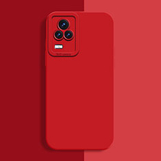 Ultra-thin Silicone Gel Soft Case 360 Degrees Cover YK2 for Vivo V21 5G Red