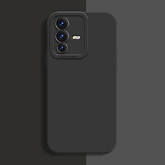 Ultra-thin Silicone Gel Soft Case 360 Degrees Cover YK2 for Vivo V23 5G Black