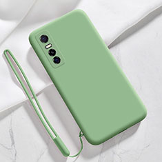 Ultra-thin Silicone Gel Soft Case 360 Degrees Cover YK2 for Vivo Y73s 5G Green