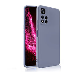 Ultra-thin Silicone Gel Soft Case 360 Degrees Cover YK2 for Xiaomi Mi 11i 5G (2022) Lavender Gray