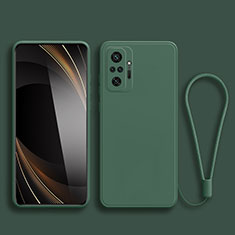 Ultra-thin Silicone Gel Soft Case 360 Degrees Cover YK2 for Xiaomi Poco M5S Midnight Green