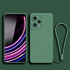 Ultra-thin Silicone Gel Soft Case 360 Degrees Cover YK2 for Xiaomi Poco X5 5G Midnight Green